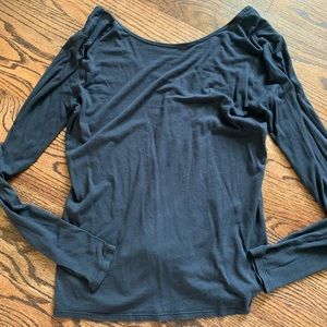 lululemon tie back long sleeve